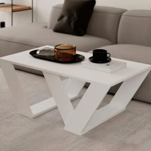 Măsuță de cafea Trendy Pipra GTR000579 White photo 3