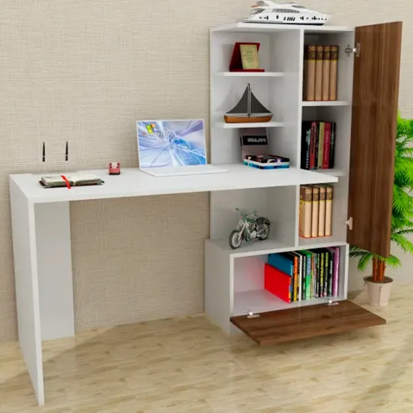 Masă de birou Trendy Merinos Lemn/ White photo 4