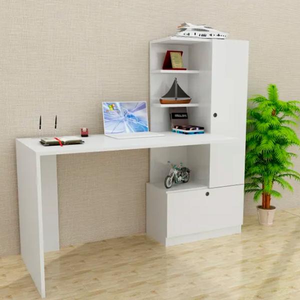 Masă de birou Trendy Merinos Lemn/ White photo 2