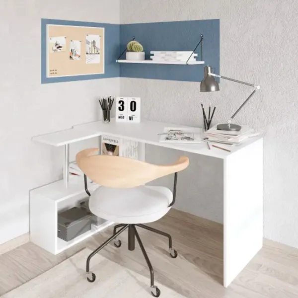 Masă de birou Trendy Gelincik PAL melaminat/ White photo 2