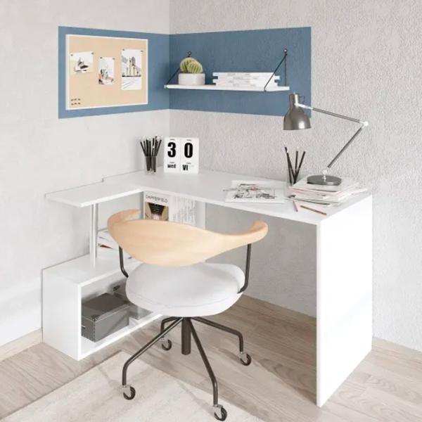 Masă de birou Trendy Gelincik PAL melaminat/ White photo 2