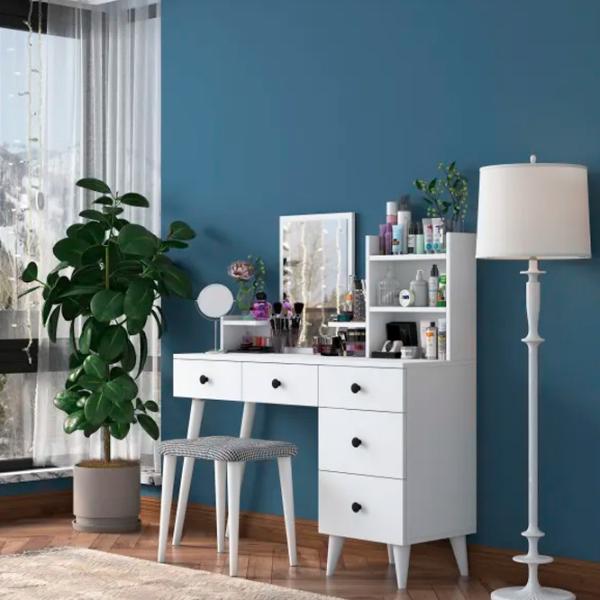 Туалетный столик Trendy BJ101 ДСП меламин / White photo 2