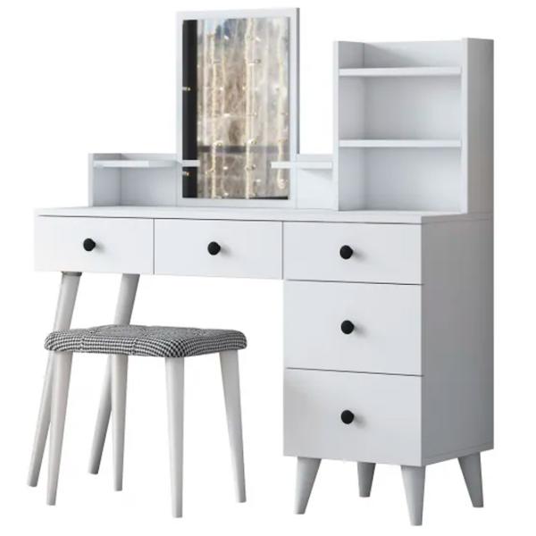 Туалетный столик Trendy BJ101 ДСП меламин / White photo 5