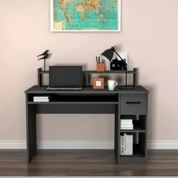 Masă de birou Trendy Eslem PAL/ Anthracite photo 6