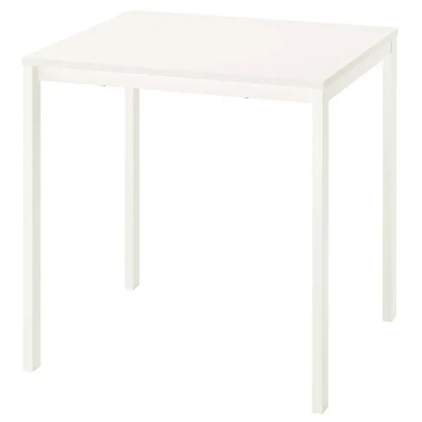 Masă de bucătărie fixă Ikea Vihals PAL/ White photo 1