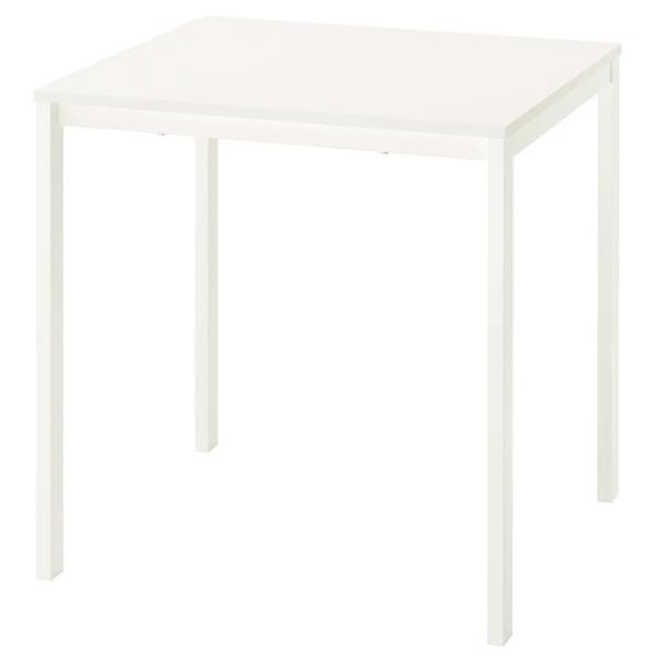 Masă de bucătărie fixă Ikea Vihals PAL/ White photo 1