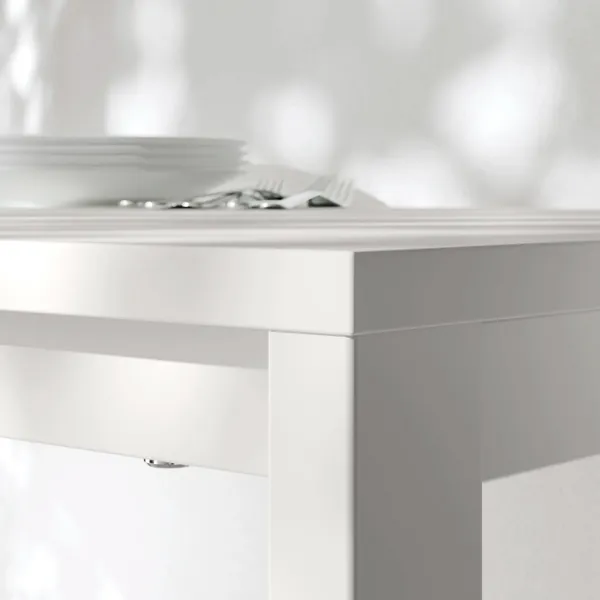 Masă de bucătărie fixă Ikea Vihals PAL/ White photo 2