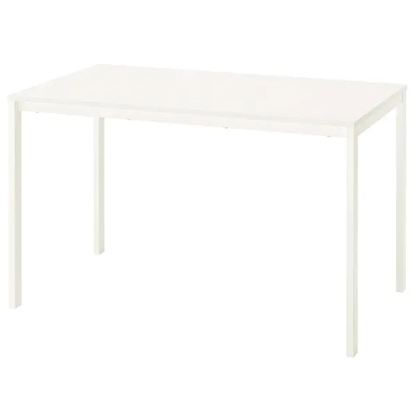 Masă de bucătărie fixă Ikea Vihals PAL/ White photo 1
