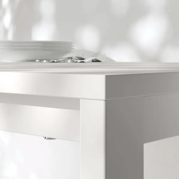 Masă de bucătărie fixă Ikea Vihals PAL/ White photo 3