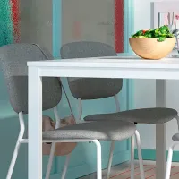 Кухонный стол зафиксированный Ikea Vihals ДСП/ Белый photo 5