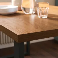 Кухонный стол зафиксированный Ikea Skalsta U ДСП/ Коричневый photo 4