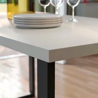 Кухонный стол зафиксированный Ikea Skalsta U ДСП/ Бежевый photo 5