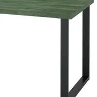 Кухонный стол зафиксированный Ikea Skalsta U ДСП/ Зеленый photo 4