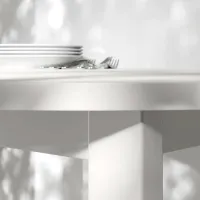 Кухонный стол зафиксированный Ikea Vihals ДСП/ Белый photo 2