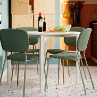 Кухонный стол зафиксированный Ikea Vihals ДСП/ Белый photo 3
