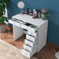 Туалетный столик Trendy BJ107 ДСП меламин / White photo 3