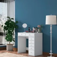 Туалетный столик Trendy BJ107 ДСП меламин / White photo 4