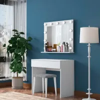 Туалетный столик Trendy BJ121 ЛДСП / White photo 5