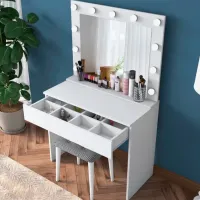 Туалетный столик Trendy BJ121 ЛДСП / White photo 8