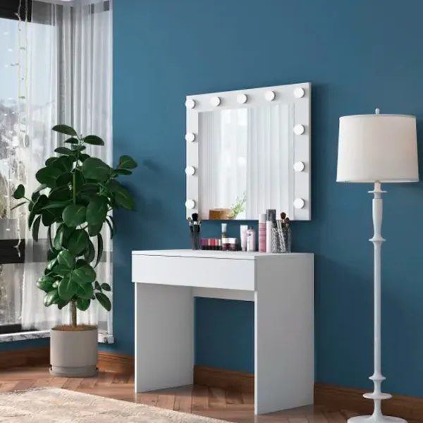 Туалетный столик Trendy BJ120 ЛДСП / White photo 3