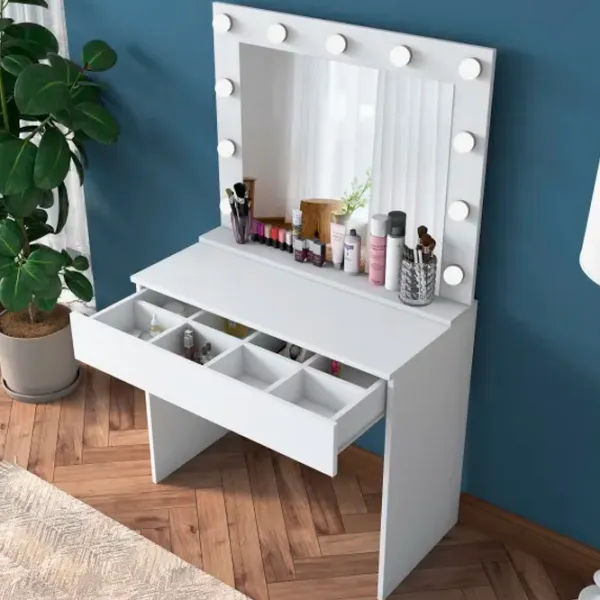 Туалетный столик Trendy BJ120 ЛДСП / White photo 5