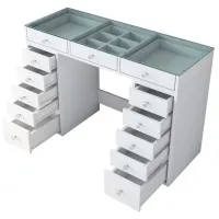 Туалетный столик Mirage Meble BJ105 ДСП меламин / White photo 4