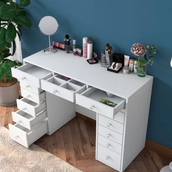 Туалетный столик Trendy BJ106 ЛДСП / White photo 2