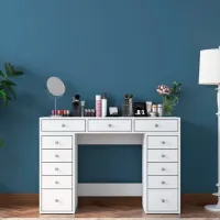 Туалетный столик Trendy BJ106 ЛДСП / White photo 5