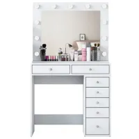 Masă de toaletă Trendy BJ115 PAL / White
