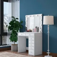 Туалетный столик Trendy BJ115 ЛДСП / White photo 4