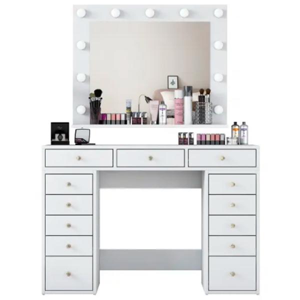 Туалетный столик Trendy BJ119 ДСП меламин / White photo 1