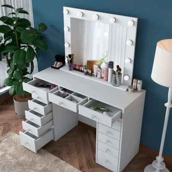 Туалетный столик Trendy BJ119 ДСП меламин / White photo 2