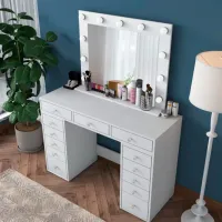 Туалетный столик Trendy BJ119 ДСП меламин / White photo 3