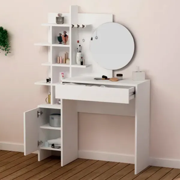 Туалетный столик Trendy Mup ЛДСП / White photo 2