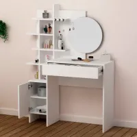 Туалетный столик Trendy Mup ЛДСП / White photo 2