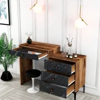 Masă de toaletă Trendy Lizbon PAL / Black photo 4