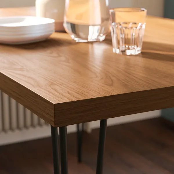 Masă de bucătărie fixă Ikea Skalsta PAL/ Brown photo 5