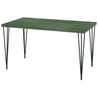 Кухонный стол зафиксированный Ikea Skalsta ДСП/ Тёмно-зелёный