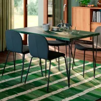 Кухонный стол зафиксированный Ikea Skalsta ДСП/ Тёмно-зелёный photo 3