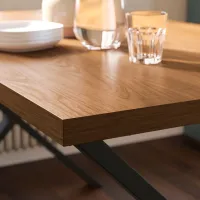 Кухонный стол зафиксированный Ikea Skalsta X ДСП/ Коричневый photo 4