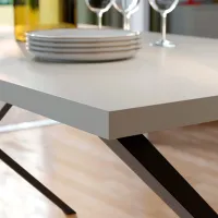Кухонный стол зафиксированный Ikea Skalsta X ДСП/ Бежевый photo 4