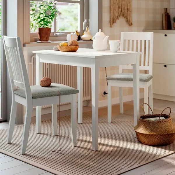 Masă de bucătărie fixă Ikea Nasinge PAL/ White photo 2