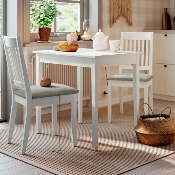 Masă de bucătărie fixă Ikea Nasinge PAL/ White photo 2