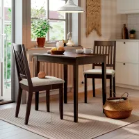 Кухонный стол зафиксированный Ikea Nasinge ДСП/ Коричневый photo 3