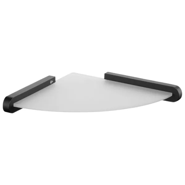 Raft pentru baie Bisk Futura Sticlă / Black Transparent photo 1