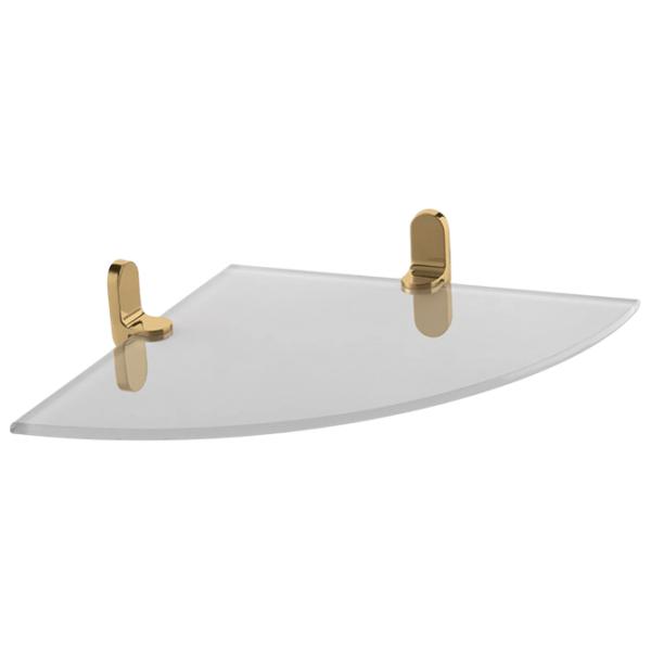 Raft pentru baie Bisk NATURE GOLD Sticlă / Transparent Gold photo 1
