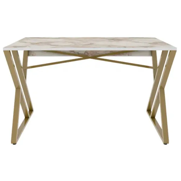 Masă de birou Trendy Gyza PAL melaminat/ White photo 1