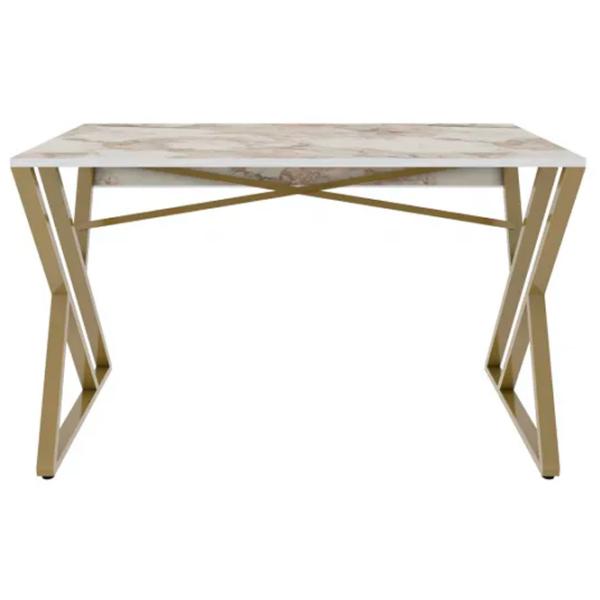 Masă de birou Trendy Gyza PAL melaminat/ White photo 1