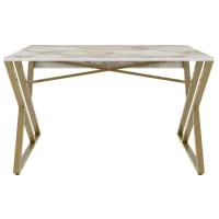 Masă de birou Trendy Gyza PAL melaminat/ White