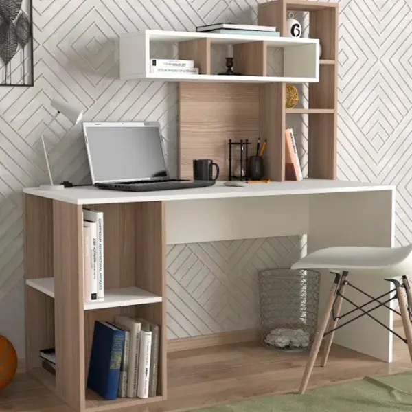 Masă de birou Trendy Coral PAL melaminat/ White photo 2